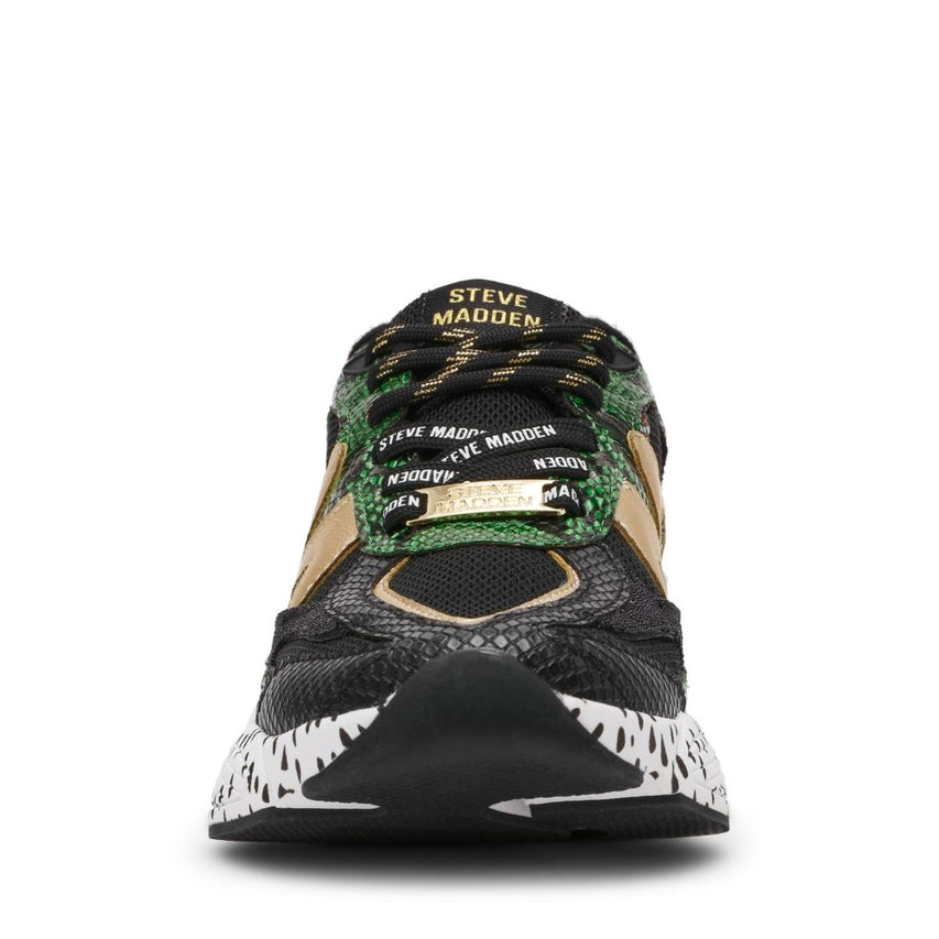 Speeder Green/Gold Tenis Deportivos Para Mujer