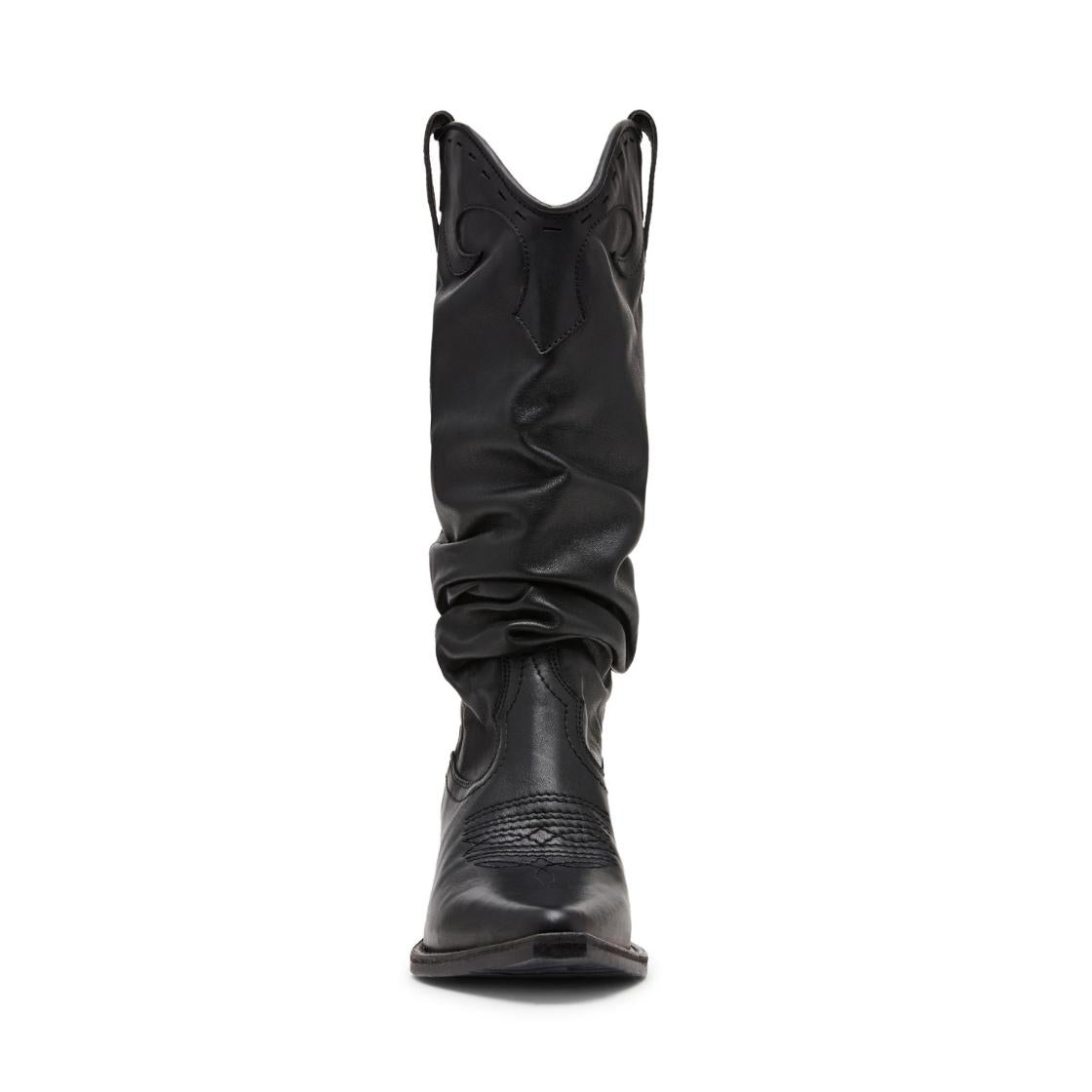 Stage Black Leather Botas Para Mujer