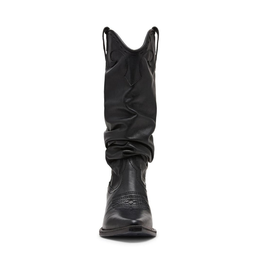 Stage Black Leather Botas Para Mujer