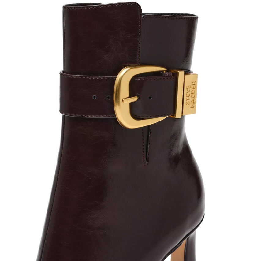 Stashed Brown Botines Cafes con Hebilla para Mujer