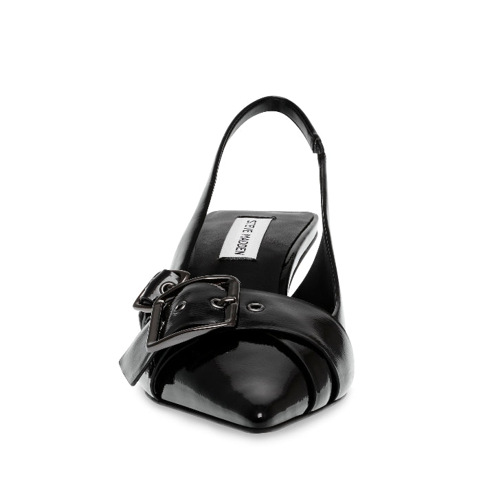 Stepback Black Pantent Tacones para Mujer