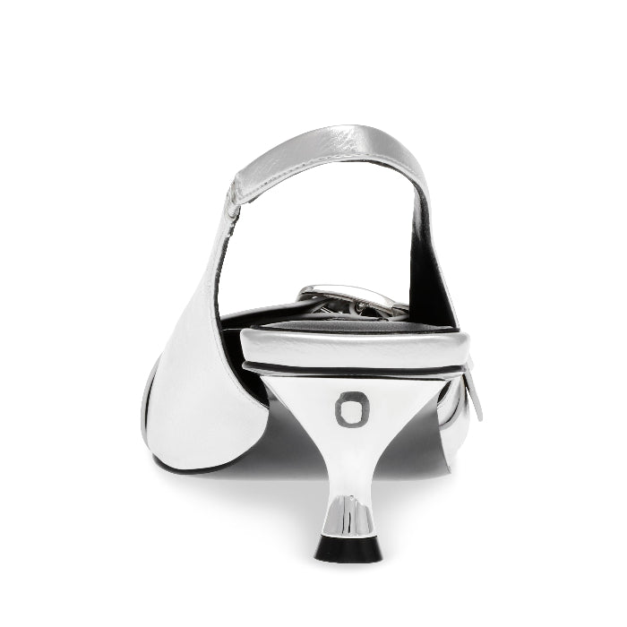 Stepback Silver Tacones Plateados para Mujer
