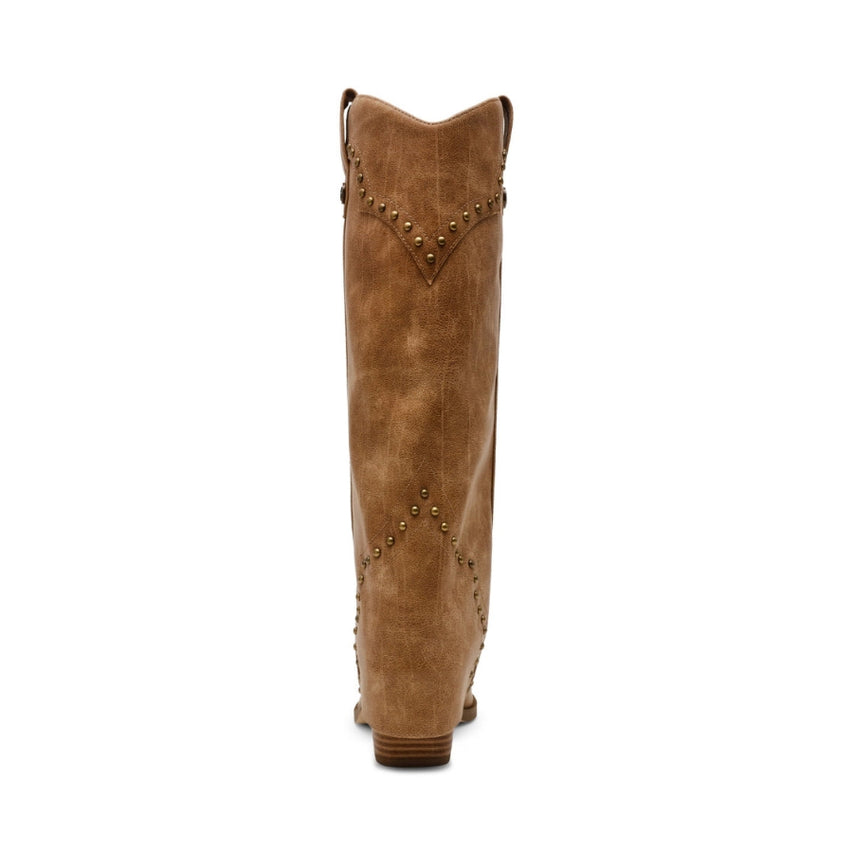 Streamline Tan Botas Vaqueras Cafes para Mujer