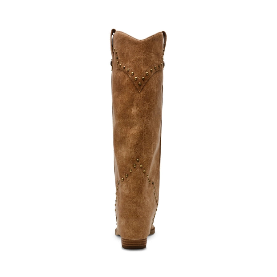 Streamline Tan Botas Vaqueras Cafes para Mujer