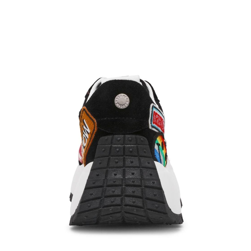 Supercampo P Black Tenis Negros con Parches para Mujer