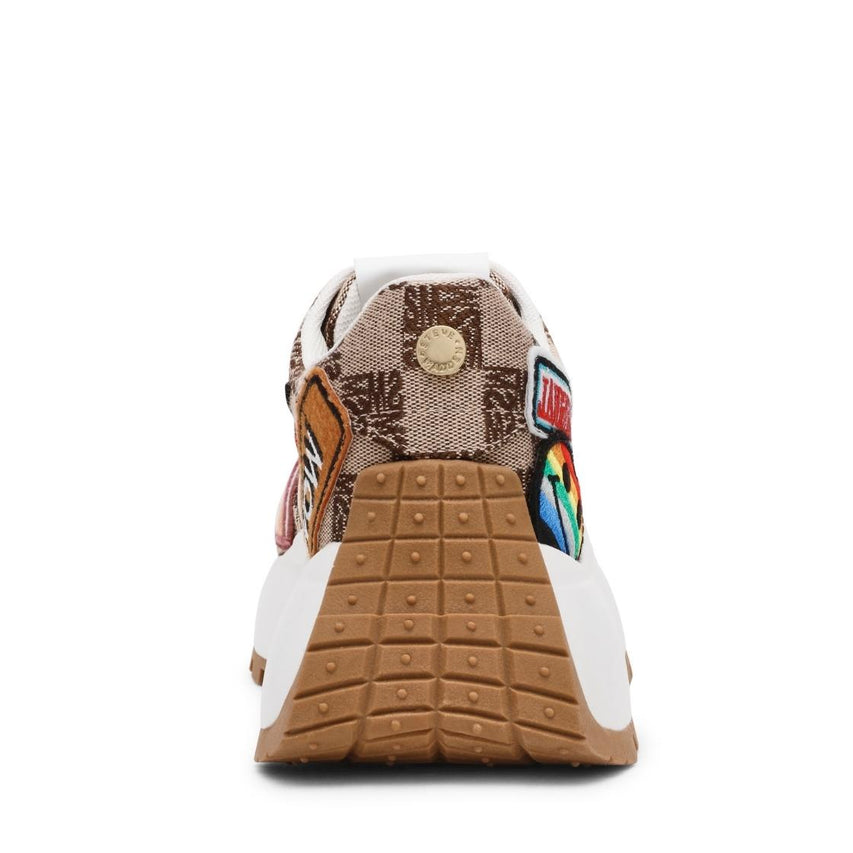Supercampo P Brown Tenis Cafes con Parches para Mujer