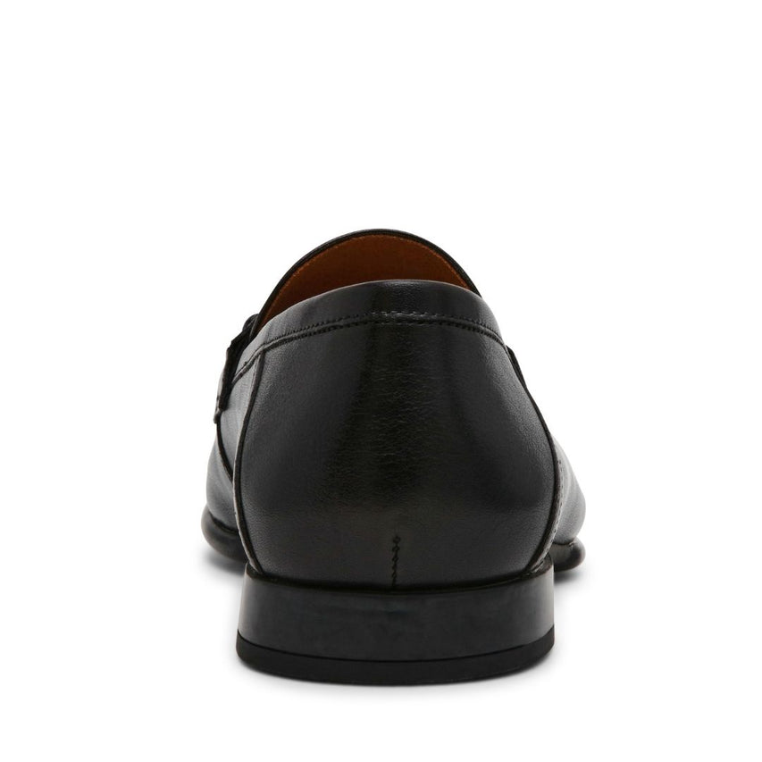 Swazzey Black Leather Zapatos Negros de Piel para Hombre