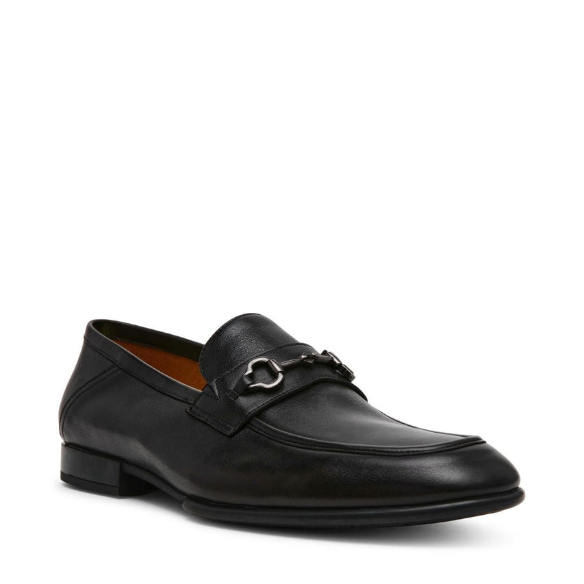 Swazzey Black Leather Zapatos Negros de Piel