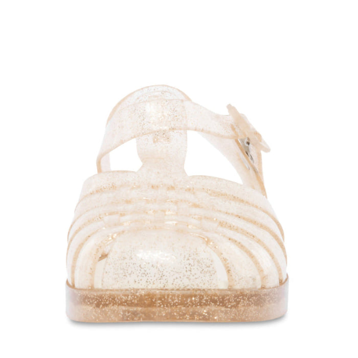 Sweett Champagne Multi Sandalias de Plastico con Brillos para Mujer