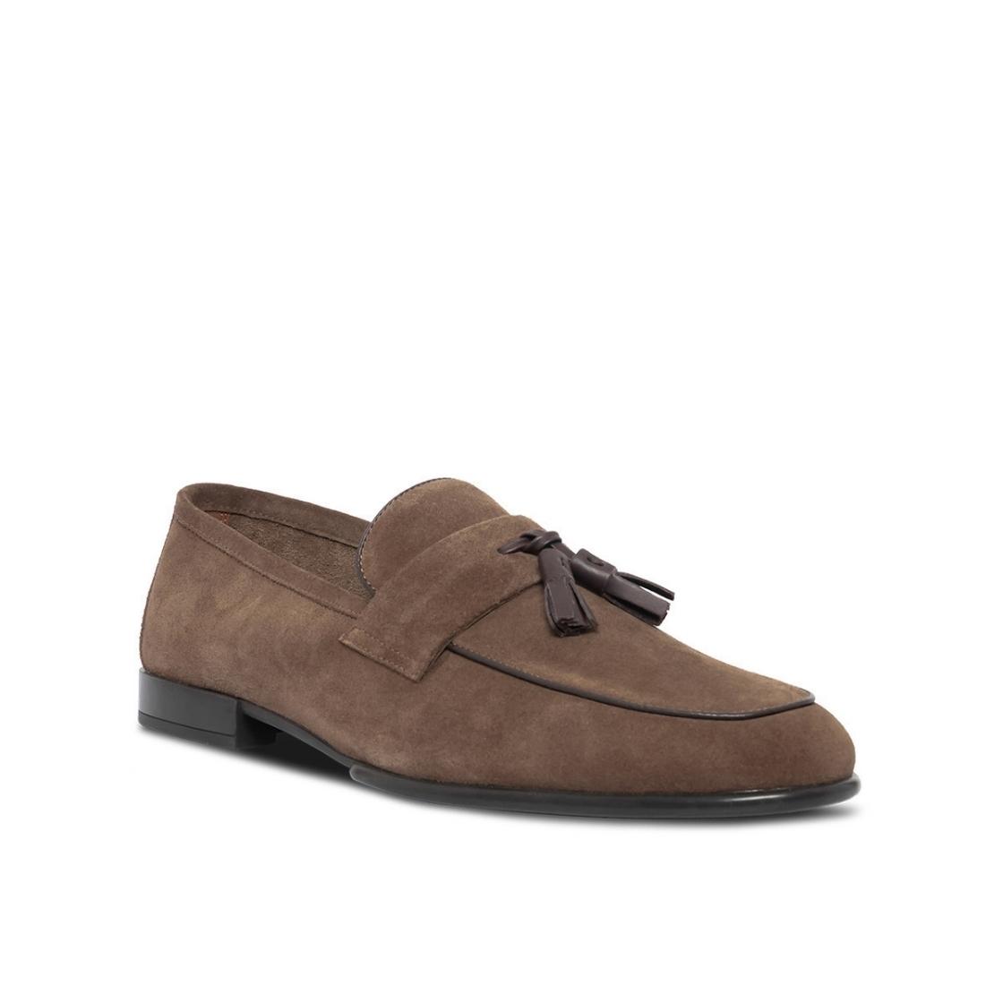 Swifton Tan Suede Zapato de Gamuza Cafe