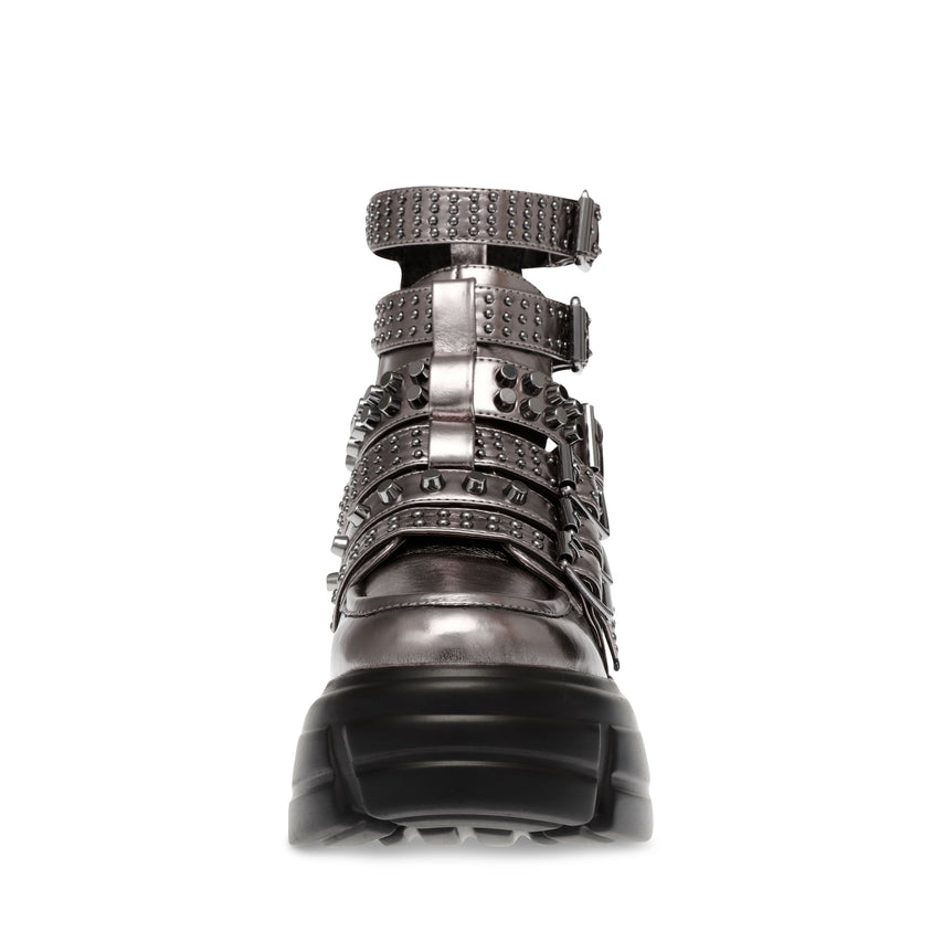 Takecharge Pewter Botines de Plataforma para Mujer