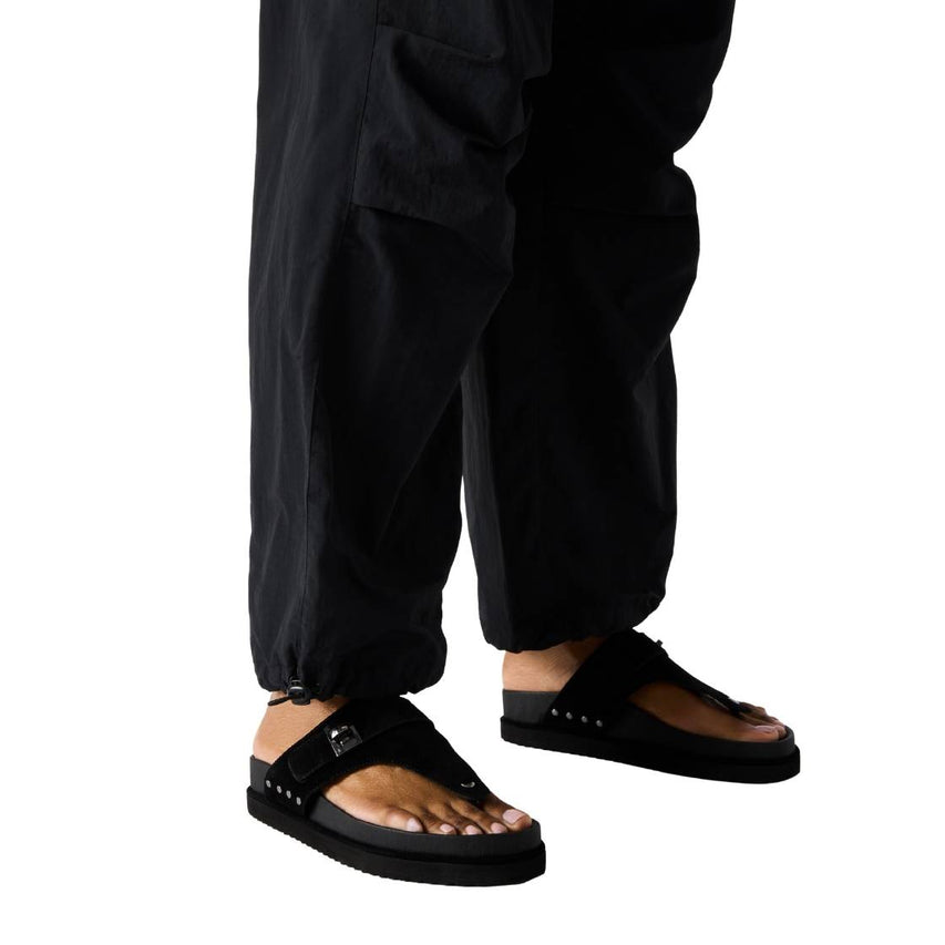 Thona Black Suede Sandalias de Gamuza Negras