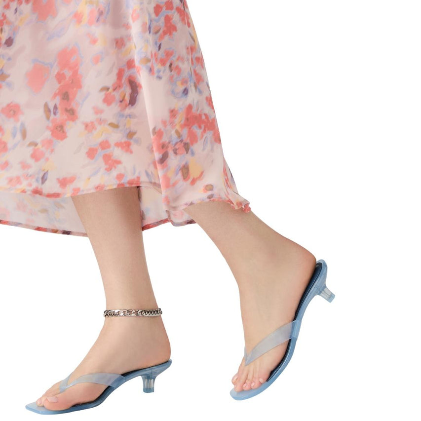 Tracie-J Light Blue Sandalias Azul Para Mujer Jelly Trend