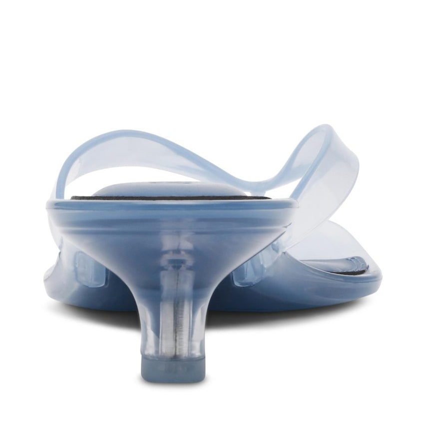 Tracie-J Light Blue Sandalias de Tacón Azul Para Mujer