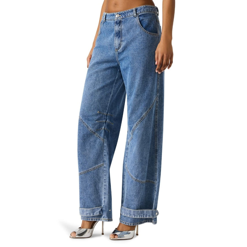 Tre Pant Forever Blue Pantalón de Mezclilla para Mujer