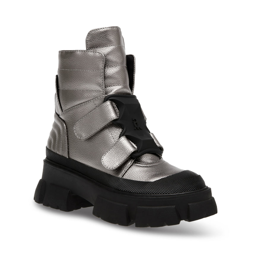 Trendset Pewter Botines Plateados