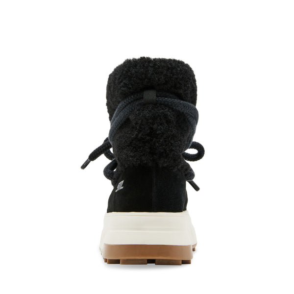 Tuff Stuff Black Suede Botines Negros para Mujer