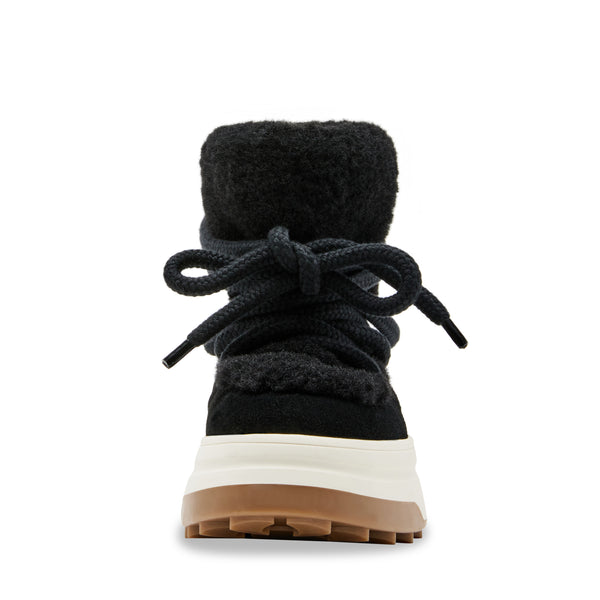 Tuff Stuff Black Suede Botines para Mujer