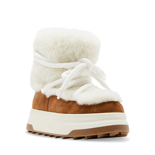 Tuff Stuff Chestnut Suede Botines Blancos