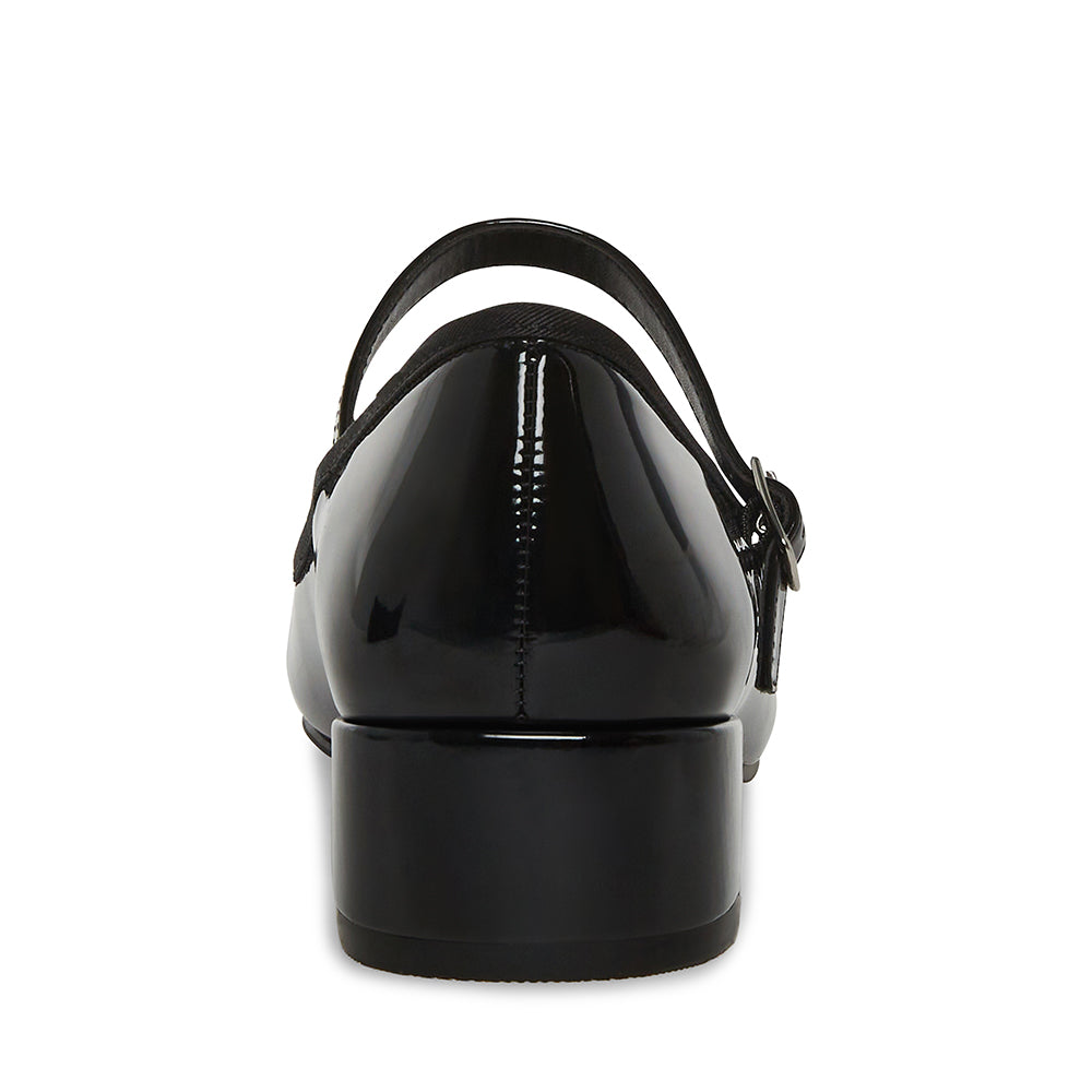 Tutuu Black Patent Tacones de Charol Negros para Mujer