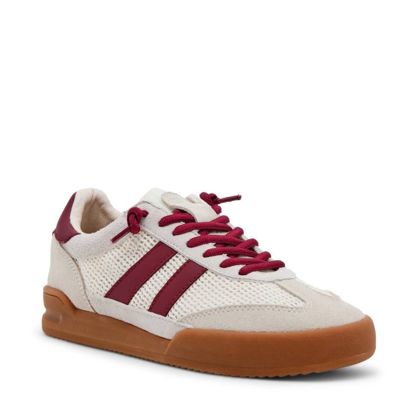 Verdict Burgundy White Tenis Beige con Vino