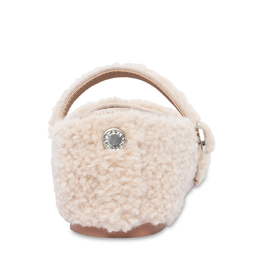 Vinetta F Natural Flats Afelpados Beige para Mujer