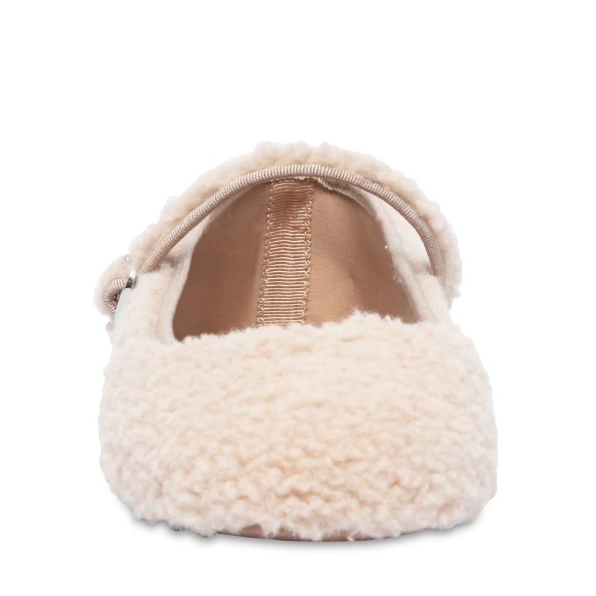 Vinetta F Natural Flats Afelpados para Mujer