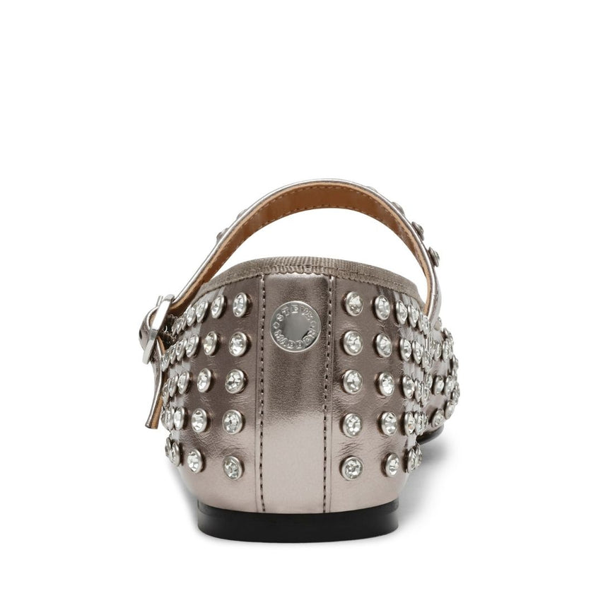 Vinetta R Pewter Flats Plateados para Mujer