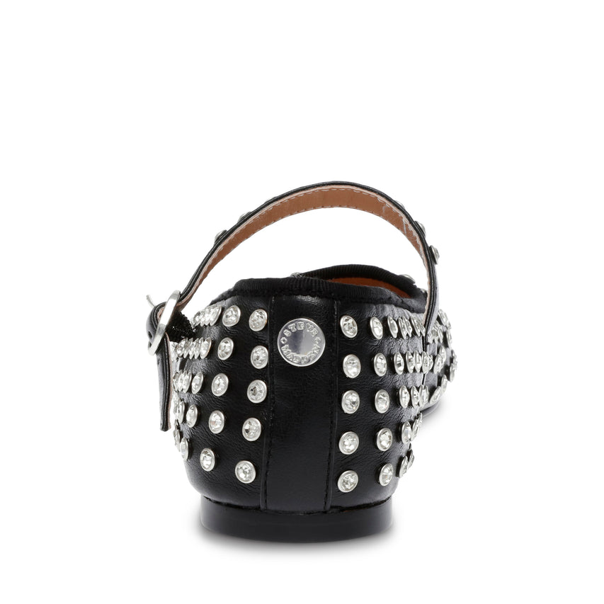 Vinetta R Rhinestone Flats Negros con Brillos para Mujer