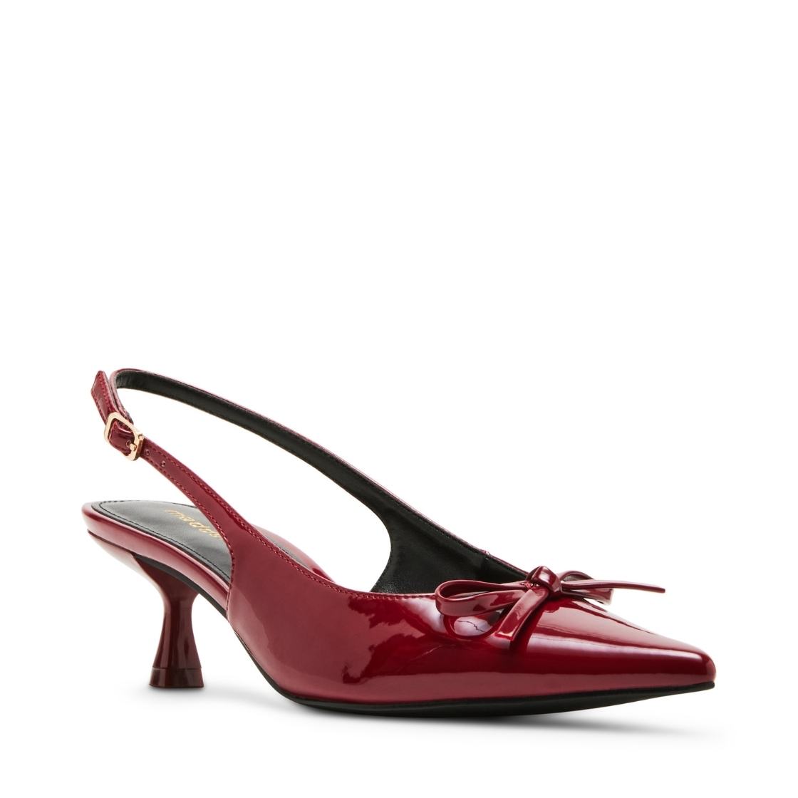Vogue Dark Cherry Patent Tacones de Charol Vino