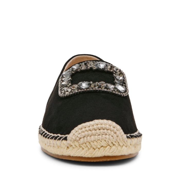 Wanderer Black Flats para Mujer
