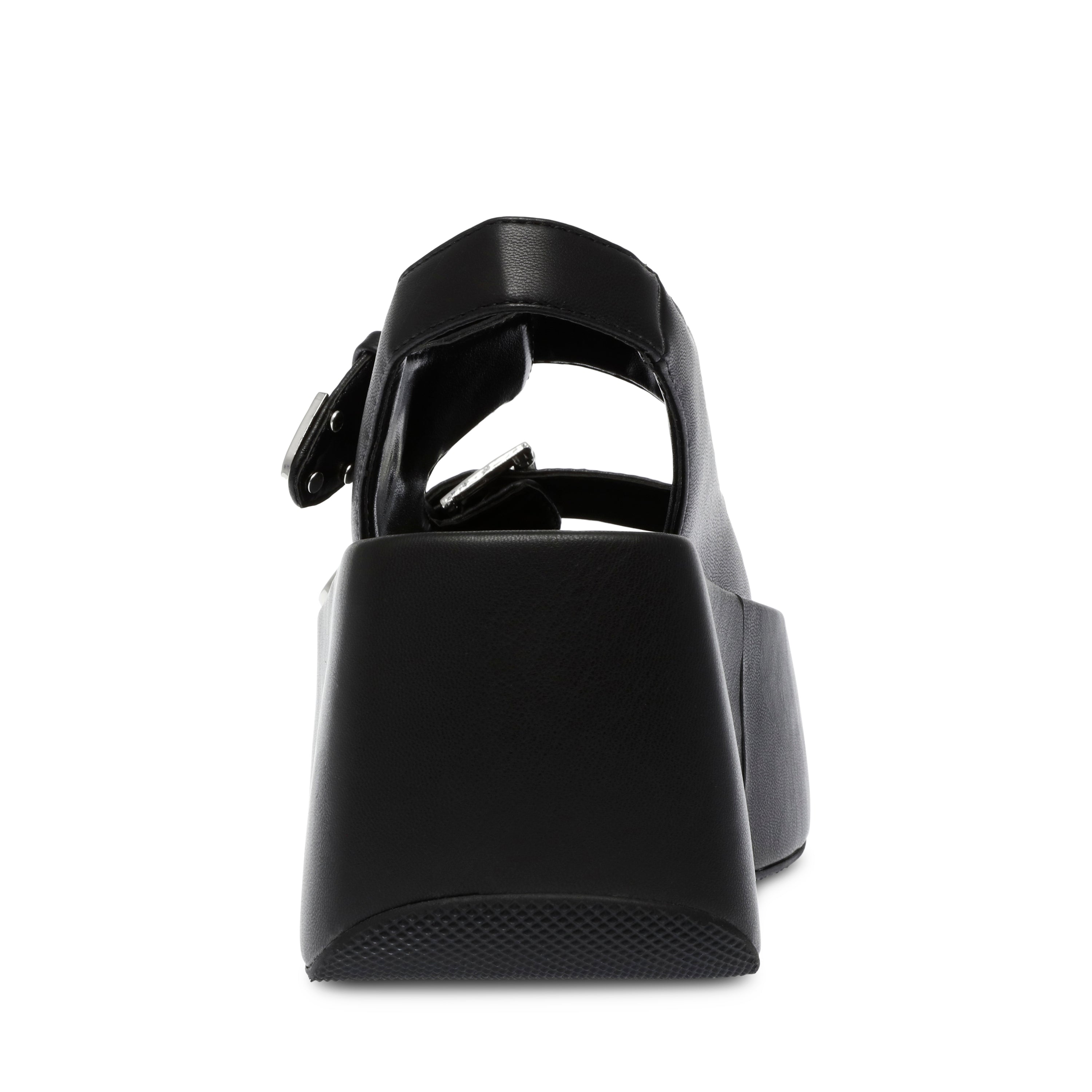 Watchful Black Black Sandalias de Plataforma Negras para Mujer