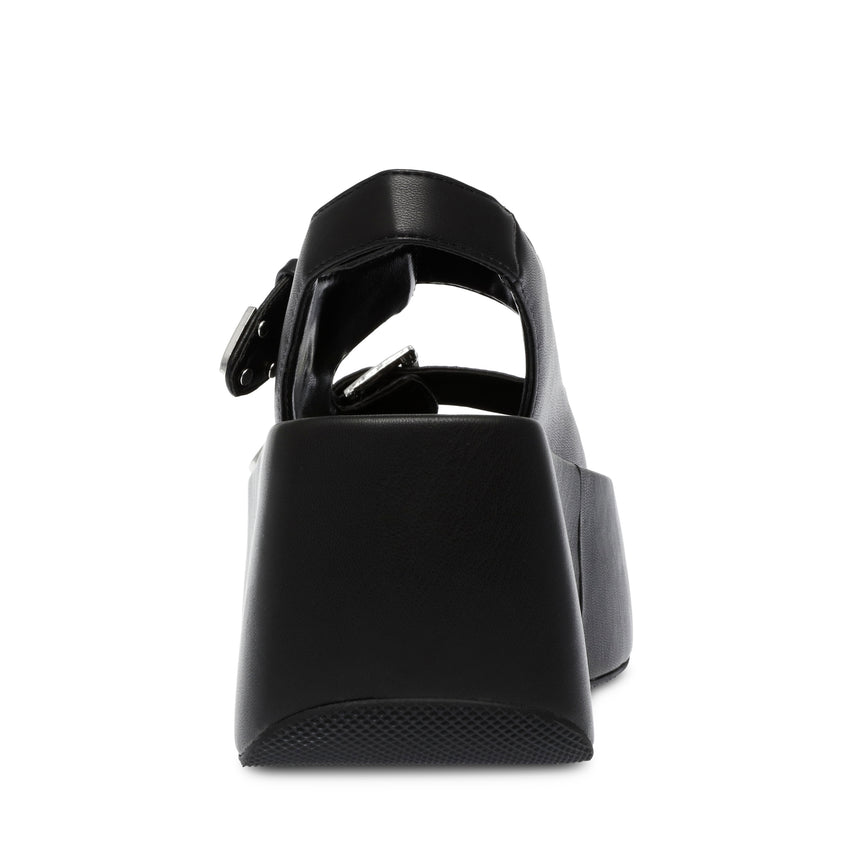 Watchful Black Black Sandalias de Plataforma Negras para Mujer