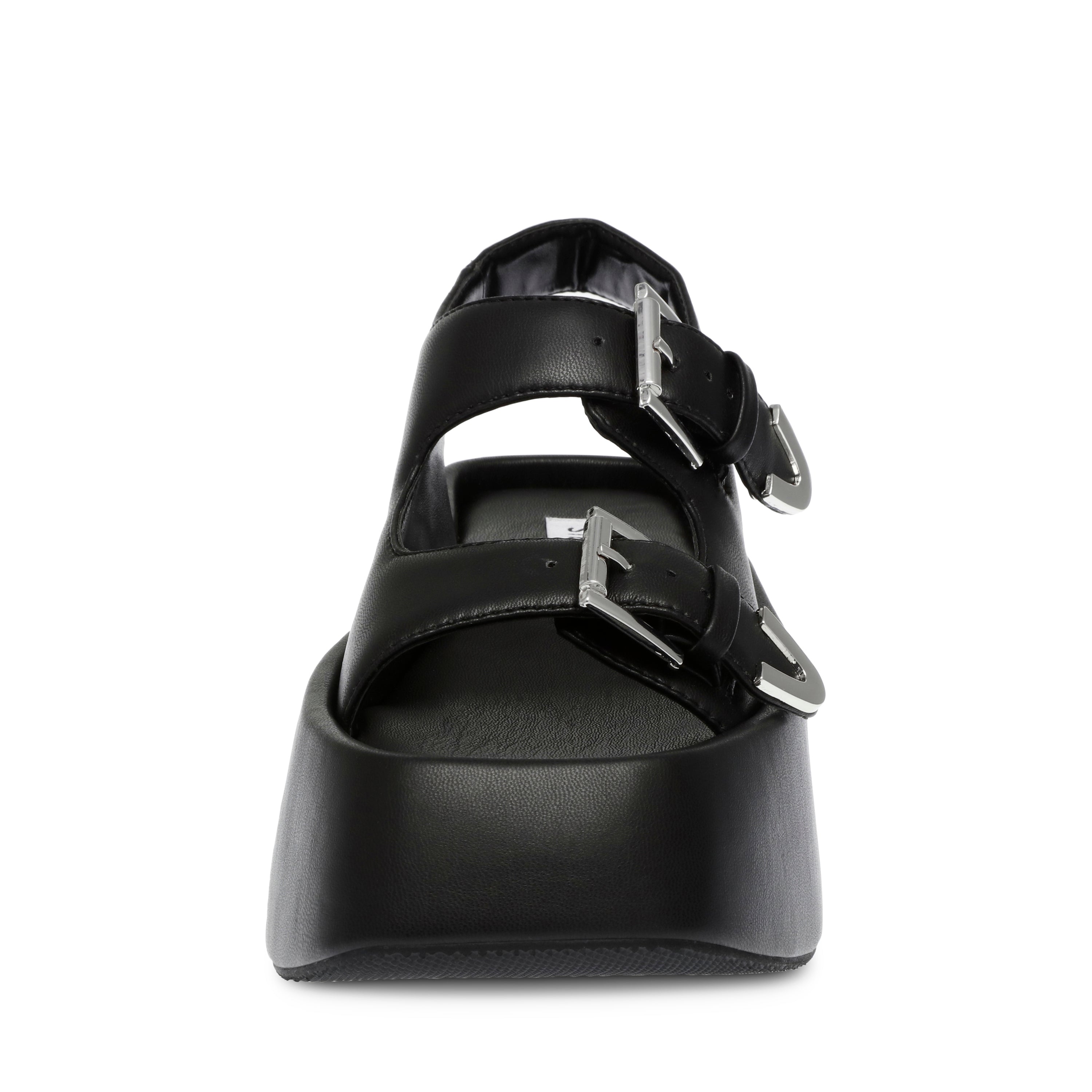 Watchful Black Black Sandalias de Plataforma para Mujer