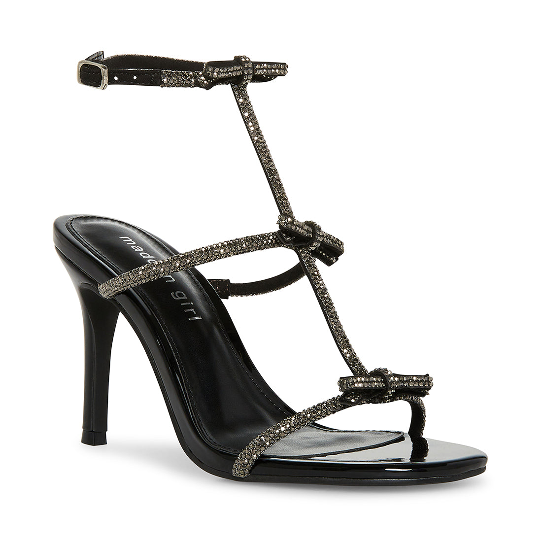 Wisteria Black Multi Sandalias de Tacon Negras