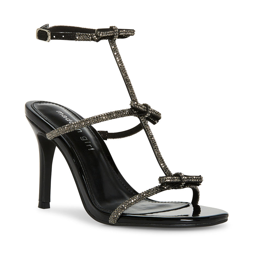 Wisteria Black Multi Sandalias de Tacon Negras