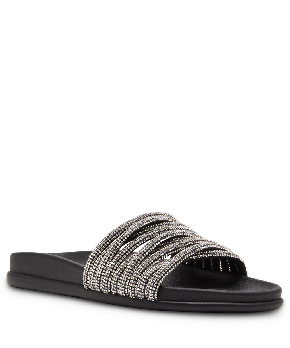 Xana Black Multi Sandalias de Piso Negras