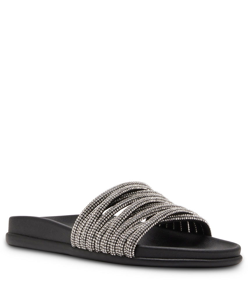 Xana Black Multi Sandalias de Piso Negras