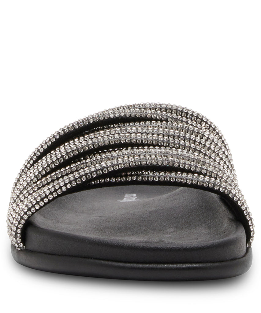 Xana Black Multi Sandalias de Piso para Mujer