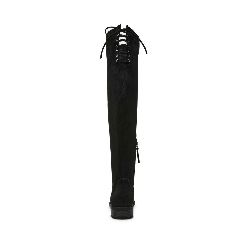 Xray Black Black Botas Arriba de la Rodilla Negras para Mujer