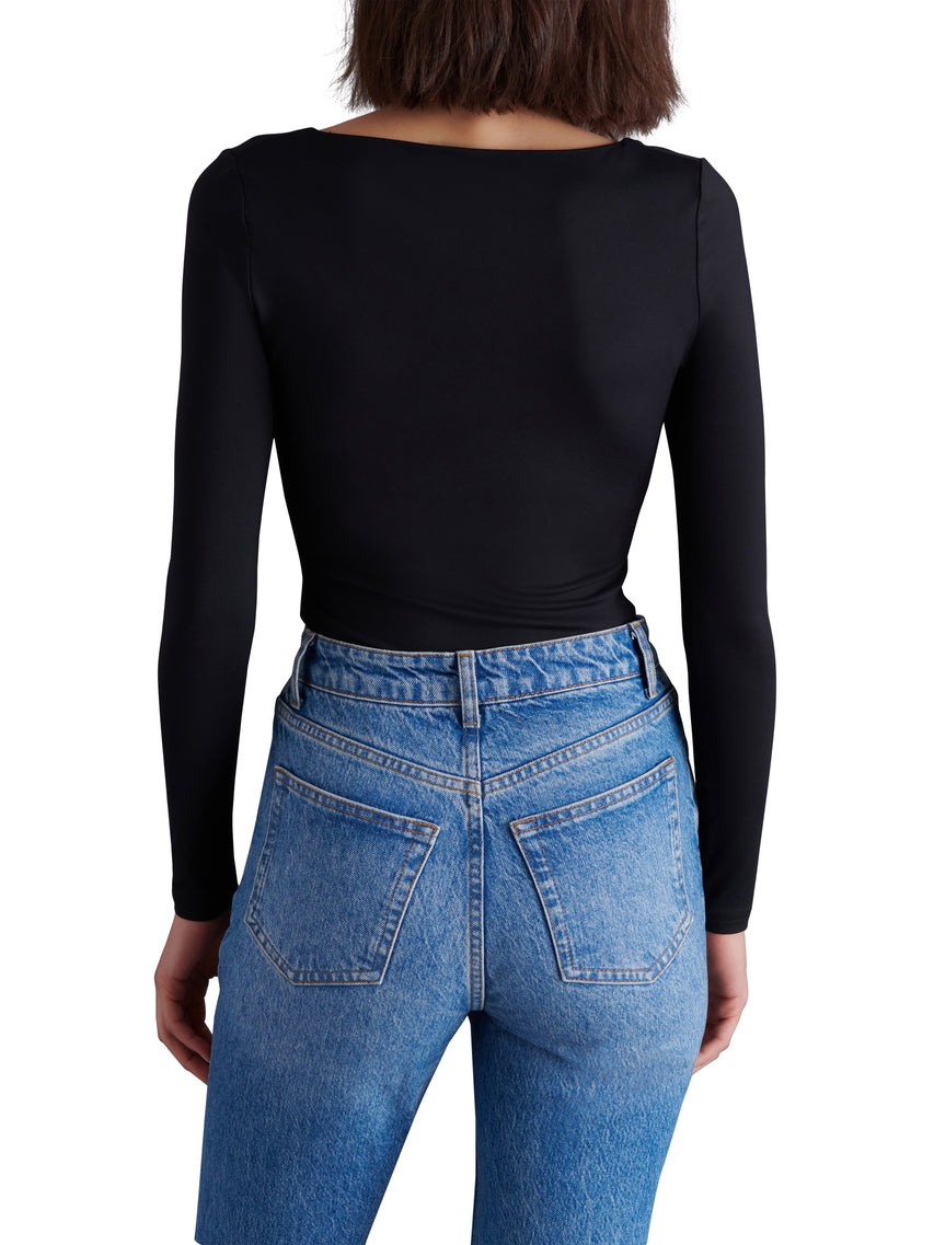 Yura Bodysuit Black Body Negro para Mujer