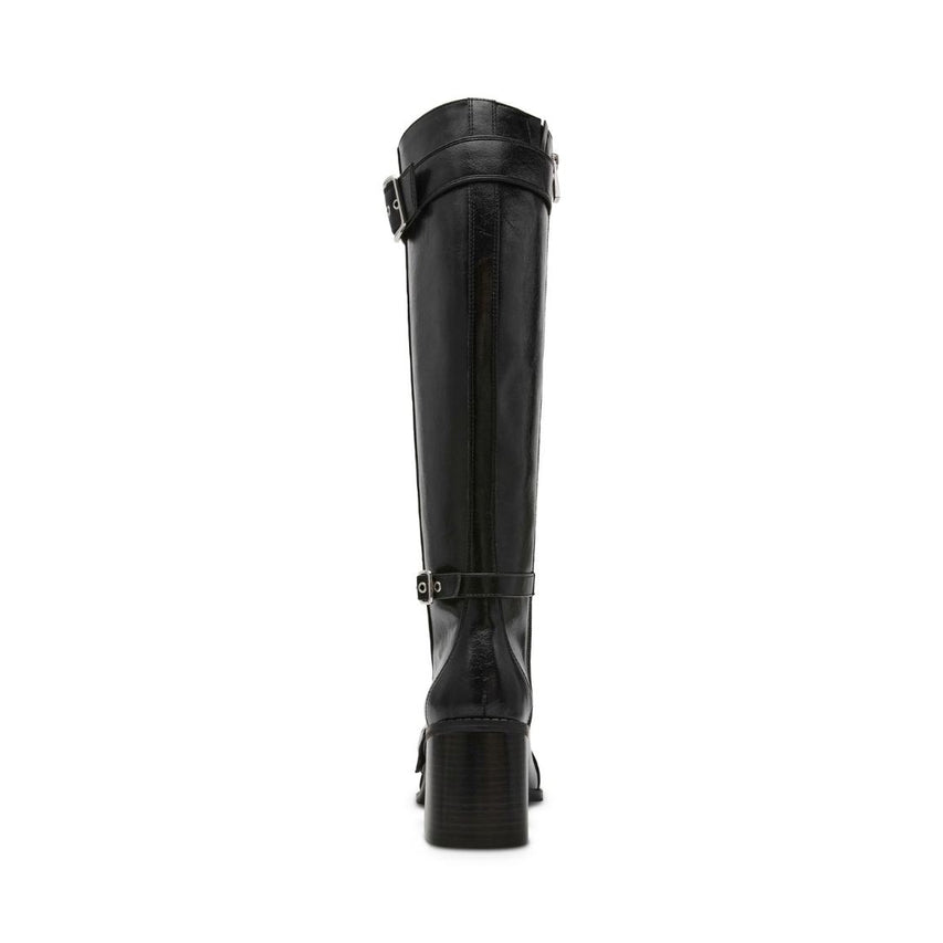 Z Town Black Botas Largas Negras para Mujer