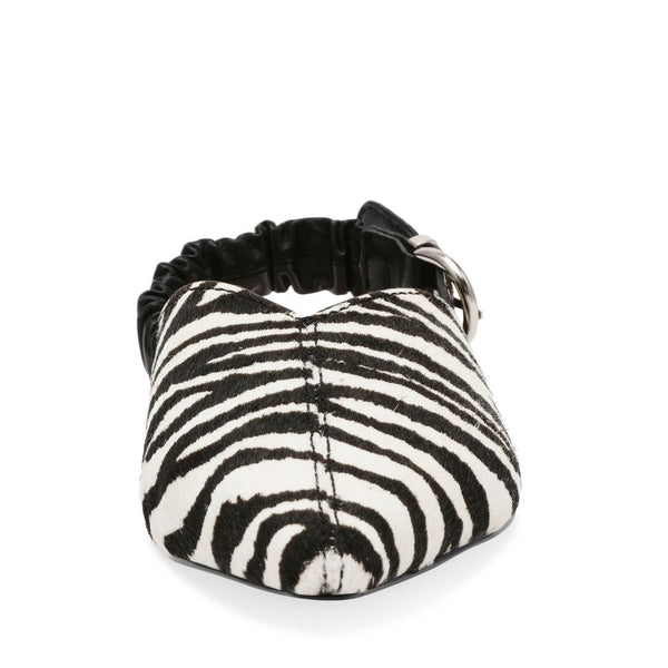 Zeta L Black Zebra Flats para Mujer 