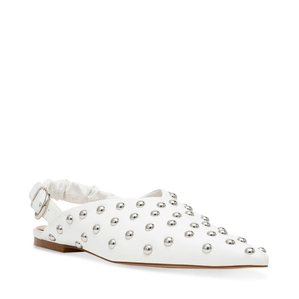 Zeta S White Flats Blancas