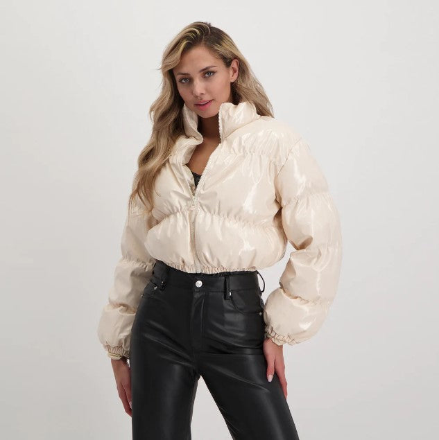 APATENT PUFFER JACKET BONE