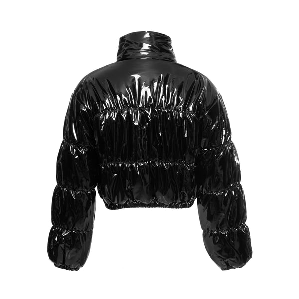 Apatent Puffer Jacket Black Chamarra para Mujer
