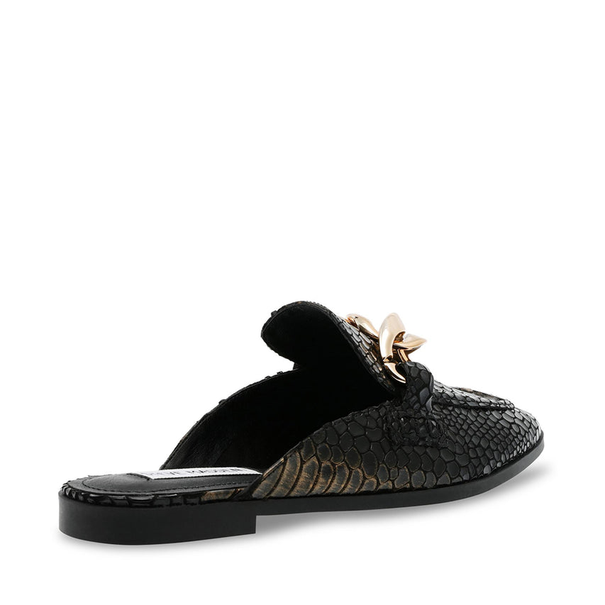 Cally Black Bronze Flats Negros Lado