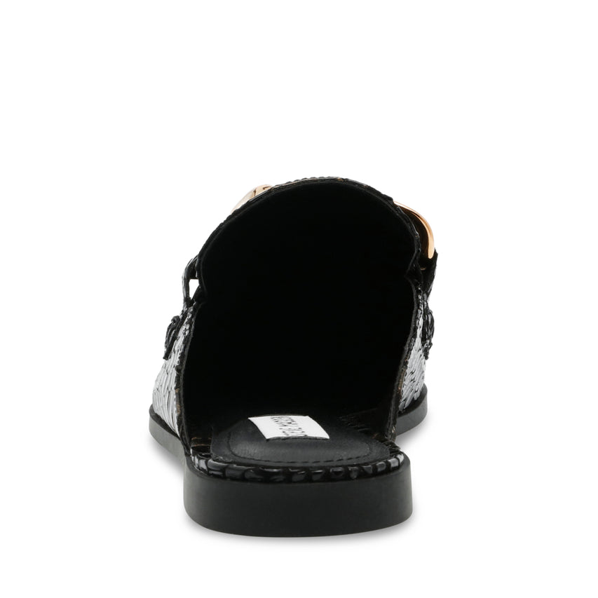 Cally Black Bronze Flats Negros para Mujer