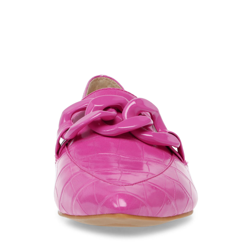 Famed Fuchsia Croco Flats para Mujer