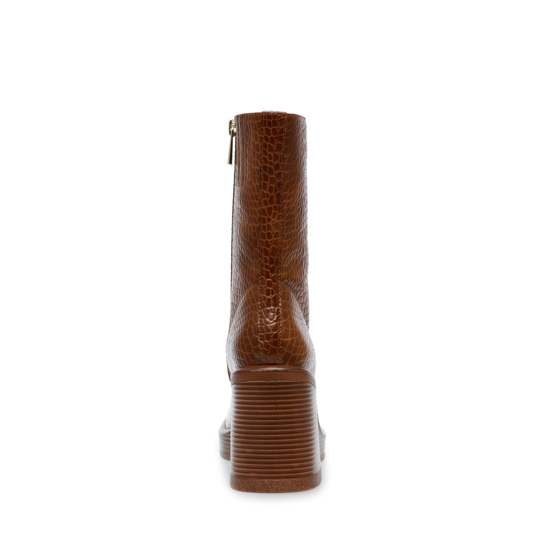 Botas para mujer Finite Brown Croco parte trasera